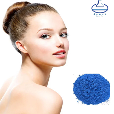 Cosmetic Grade Skin Repair CAS 49557-75-7 GHK Cu Copper Peptide Powder